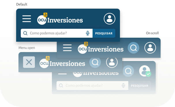 OCU navigation menu redesign